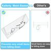 Picture of Kaiferty Over The Door Hooks Organizer, Door Hanger Towel Rack Mesh Basket with 12 Hooks,Over The Door Storage Coat Hooks Behind Door Organizer for Bathroom,Bedroom,Kitchen,Office(White)