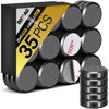 Picture of DIYMAG Ceramic Round Magnets for Crafts 35 Packs with Adhesive Backing. 0.98Inch (25mm) Small Magnets Perfect for Fridge, DIY, Building, Scientific, Craft, and Office.（0.98 * 0.2Inch-35p）