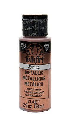 Picture of FolkArt Copper Acrylic Paint, 2 Fl Oz (Pack of 1)