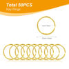 Picture of 100PCS Swivel Snap Hooks with Key Rings, Premium Metal Swivel Lobster Claw Clasps Assorted Sizes (Large, Medium, Small) for Keychain Clip Lanyard, Jewelry Making, Crafts, Gold