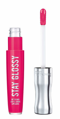 Picture of Rimmel Stay Glossy 6HR Lip Gloss, The Future is Pink, 0.18 Fl Oz (Pack of 1)