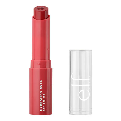 Picture of e.l.f. Hydrating Core Lip Shine, Conditioning & Nourishing Lip Balm, Sheer Color Tinted Chapstick, Joyful, 0.09 Oz
