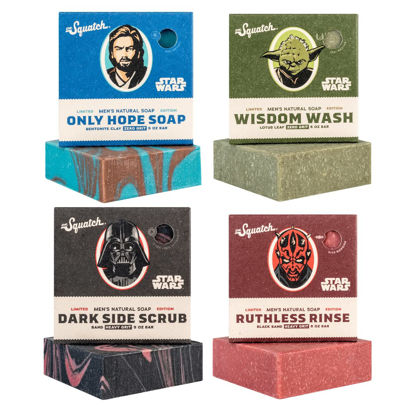 Dr. Squatch All Natural Bar Soap for Men, 3 Bar Variety Pack, Wood Barrel  Bourbon, Fresh