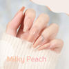Picture of GAOY Nude Gel Nail Polish, 16ml Soak Off Milky Peach Gel Polish for Nail Art DIY Manicure at Home, UV Light Cure Color 1507