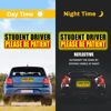 Picture of PSLER Student Driver Magnet for Car, be Patient Student Driver Magnet Boys and Girls New Student Driver Sticker Reflective Signs Reusable Movable 3 Pcs Gifts