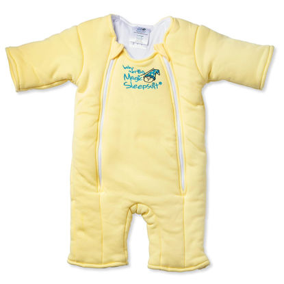 Picture of Baby Merlin's Magic Sleepsuit - 100% Cotton Baby Transition Swaddle - Baby Sleep Suit - Yellow - 6-9 Months