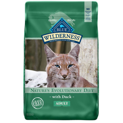 Picture of Blue Buffalo Wilderness High Protein, Natural Adult Dry Cat Food, Duck 11-lb