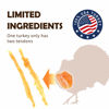 Picture of Afreschi Turkey Tendon Dog Treats for Signature Series, All Natural Human Grade Dog Chew, Ingredient Sourced from USA, Hypoallergenic, Rawhide Alternative, 2 Units/Pack Pretzel (Medium)