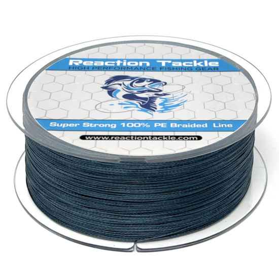 Picture of Reaction Tackle Braided Fishing Line Low Vis Gray 25LB 300yd