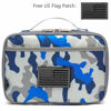 Picture of FlowFly Kids Lunch box Insulated Soft Bag Mini Cooler Back to School Thermal Meal Tote Kit for Girls, Boys, Flag