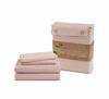 Picture of LANE LINEN 100% Organic Cotton Twin XL Sheets Set 3-Piece Pure Percale Bedsheets Soft Bedding Breathable Fits Mattress Upto 15" Deep - Sepia Rose
