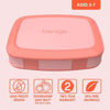 Picture of Bentgo® Kids Bento-Style 5-Compartment Lunch Box - Ideal Portion Sizes for Ages 3 to 7 - Leak-Proof, Drop-Proof, Dishwasher Safe, BPA-Free, & Made with Food-Safe Materials (Coral)