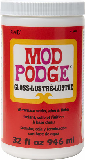 Picture of Mod Podge CS11203 Waterbase Sealer, Glue and Finish, 32 Oz, Gloss