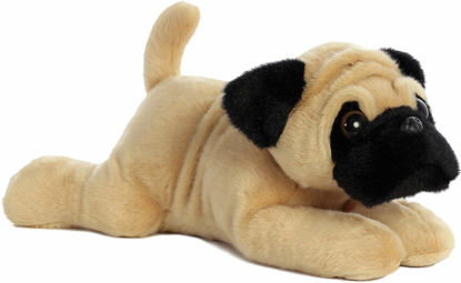 Picture of Aurora® Adorable Flopsie™ Pug-Ger™ Stuffed Animal - Playful Ease - Timeless Companions - Brown 12 Inches