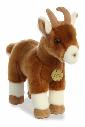 Picture of Aurora® Adorable Miyoni® Goat Stuffed Animal - Lifelike Detail - Cherished Companionship - Brown 11 Inches