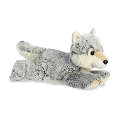 Picture of Aurora® Adorable Flopsie™ Winter Wolf™ Stuffed Animal - Playful Ease - Timeless Companions - Gray 12 Inches