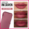 Picture of Maybelline New York Super Stay Ink Crayon Lipstick Makeup, Precision Tip Matte Lip Crayon with Built-in Sharpener, Longwear Up To 8Hrs, Stay Exceptional, Purple Beige, 1 Count