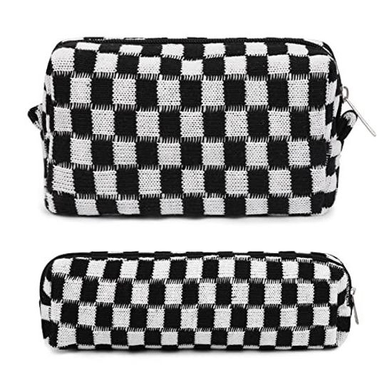 Checkered makeup organizer 2025