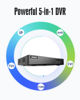 Picture of ANNKE 3K Lite H.265+ Security DVR Recorder with AI Human/Vehicle Detection, 8CH Hybrid 5-in-1 CCTV DVR for Surveillance Camera, Supports 8CH Analog and 2CH IP Cameras, Remote Access (No Hard Drive)