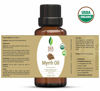 Picture of SVA Organics Myrrh Essential Oil Organic 10 ml 100% Pure USDA Certified Natural Premium Therapeutic Grade for Skin, Young Glowing Face, Hair, Personal Care, and Aromatherapy Massage