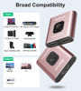 Picture of HDMI Switch 4k@60hz Splitter, GANA Aluminum Bidirectional HDMI Switcher 2 in 1 Out, Manual HDMI Hub Supports HD Compatible with Xbox PS5/4/3 Blu-Ray Player Fire Stick Roku (1 Display at a Time)