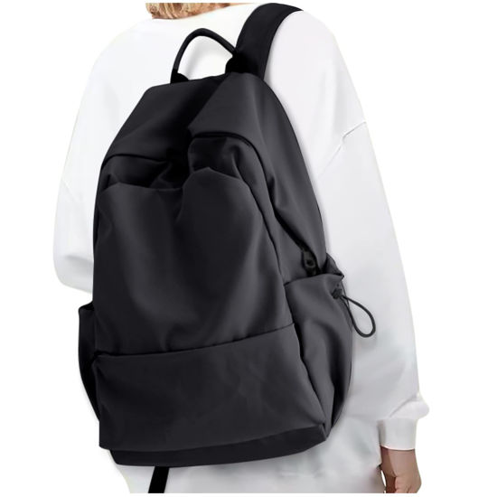 GetUSCart- coofay Black Carry on Backpack For Women Men Waterproof