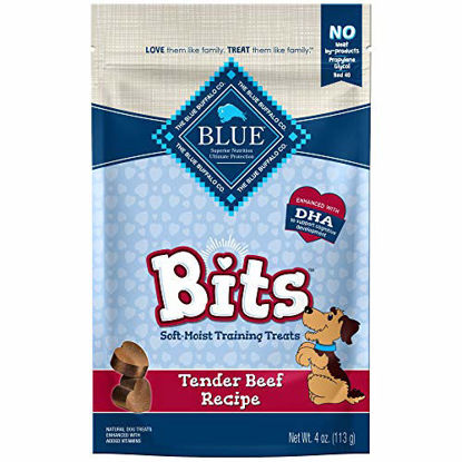 Picture of Blue Buffalo BLUE Bits Natural Soft-Moist Training Dog Treats, Beef Recipe 4-oz Bag