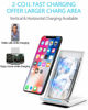 Picture of Fast Wireless Charger, NANAMI Qi Certified Wireless Charging Stand Compatible iPhone 14/13/12/SE/11 Pro/XS Max/XR/8 Plus, Samsung Galaxy S23/S22/S21/S20/S10/S9/Note 20 Ultra/10/9 and Qi-Enabled Phone
