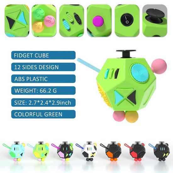 GetUSCart- Fidget Dodecagon -12-Side Fidget Cube Relieves Stress and ...