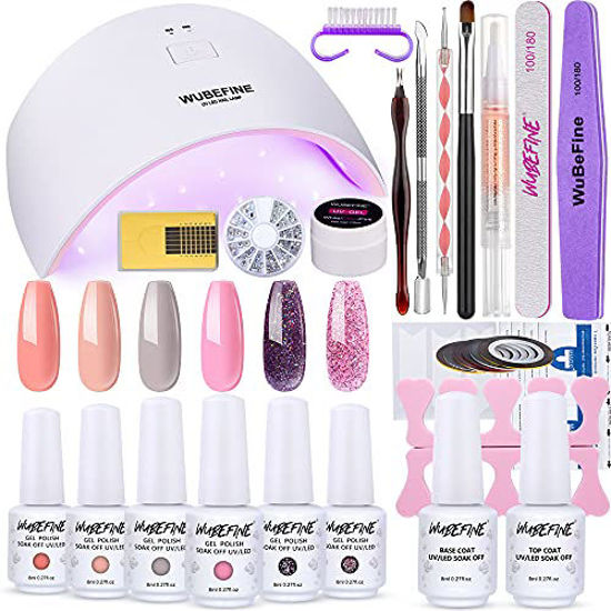 Wisdompark UV LED Nail Lamp, Professional Light for Nails 36W with 3 Timers Lamp  Gel Polish Curing Dryer Portable Manicure Art Tools Auto Sensor, LCD  Display | Uv nail lamp, Uv nails,