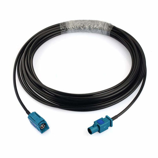 Picture of Bingfu Fakra Z Female to Male Vehicle Car Antenna Extension Cable 20 feet for Car Stereo Android Head Unit GPS Navigation FM AM Radio Sirius XM Satellite Radio 4G LTE TEL Telematics Bluetooth Module