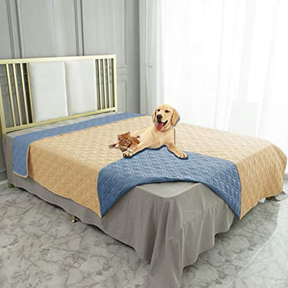 Picture of Ameritex Waterproof Dog Bed Cover Pet Blanket for Furniture Bed Couch Sofa Reversible