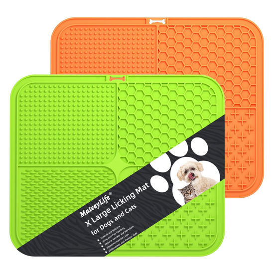 MateeyLife Lick Mat for Dogs and Cats, Licking Mats with Suction