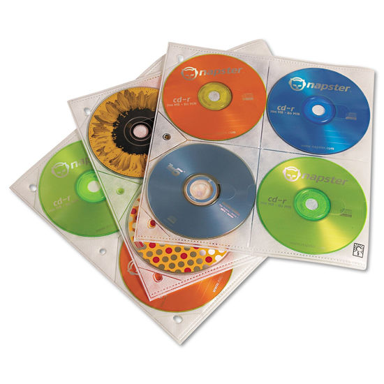 Bellagio-italia Cd/dvd Storage Binder - Gray - Leather - 144-disc Capacity  - 3 Pack : Target