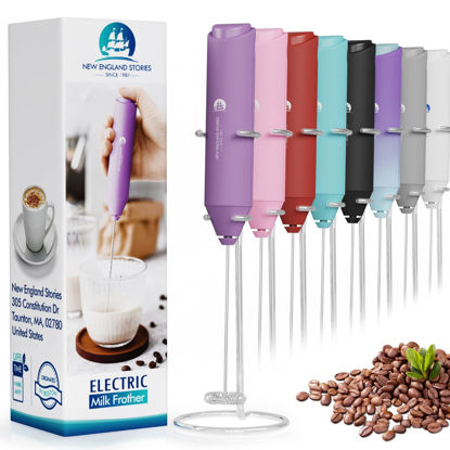Zulay New Titanium Motor Milk Frother (Without Stand) - Handheld Frother  Whisk, Milk Foamer Frother, Mini Blender for Coffee, Bulletproof Coffee,  Frappe, Latte, Matcha, Budget No Stand - Black 