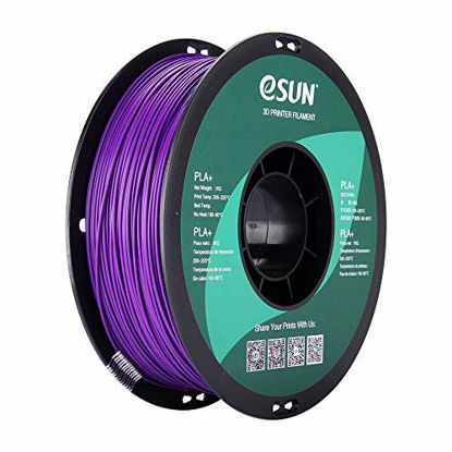 Picture of eSUN PLA PRO (PLA+) 3D Printer Filament, Dimensional Accuracy +/- 0.03 mm, 1kg Spool, 1.75mm, Purple