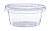 Picture of Comfy Package [200 Sets - 1 oz.] Plastic Disposable Portion Cups with Lids, Souffle Cups, Jello Cups