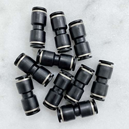 Picture of MacCan Pneumatic PUC5/16 Union Straight 5/16" x 5/16" Tube OD Push to Connect Fittings (Pack of 10)