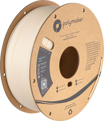 Picture of Polymaker ASA Filament 1.75mm Natural, 1kg ASA 3D Printer Filament, Heat & Weather Resistant - ASA 3D Filament Perfect for Printing Outdoor Functional Parts, Dimensional Accuracy +/- 0.03mm