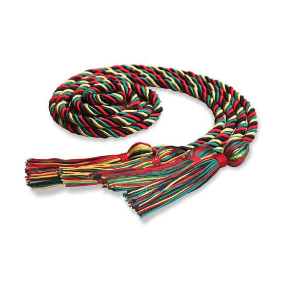 Picture of Endea Graduation Double Honor Cord (Kente)