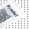 Picture of 1440PCS Art Nail Rhinestones non Hotfix Glue Fix Round Crystals Glass Flatback for DIY Jewelry Making with one Picking Pen (ss20 1440pcs, Clear Crystal)