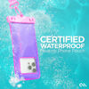 Picture of Case-Mate - IP68 Waterproof Phone Pouch [Touchscreen Compatible] - Floating Waterproof Phone Case w/Crossbody Lanyard for iPhone 14 Pro Max/ 13 Pro Max/ 12 Pro Max/ 11/ S23 Ultra - Purple Paradise