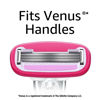 Picture of Amazon Basics Women's 5 Blade FITS Razor for Women, Fits Amazon Basics and Venus Handles, Includes 1 FITS Handle, 2 Cartridges & 1 Shower Hanger, Pink