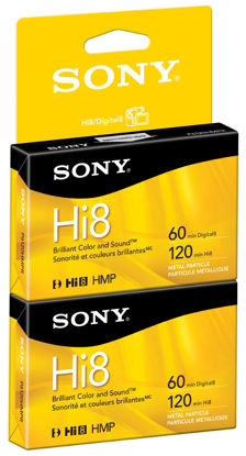 Picture of Sony P6120HMPR/2C 2-Pack 120-Minute Hi8 Tape with Hangtab
