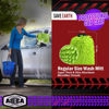 Picture of AIDEA Car Wash Mitt Microfiber, 2PK-Scratch & Lint Free, Premium Chenille Microfiber Wash Mitt-Green Regular Size (7.12''X10.14'')