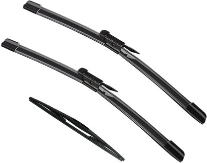 Picture of 3 Factory Wiper Blades Replacement For Ford Escape 2008-2012 -Original Equipment Windshield Wiper Blade Set - 20"+20"+12" (Set of 3) Pinch Tab