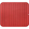 Picture of MicoYang Silicone Dish Drying Mat for Multiple Usage,Easy clean,Eco-friendly,Heat-resistant Silicone Mat for Kitchen Counter or Sink,Refrigerator or Drawer Liner Red XL 18 inches x 16 inches