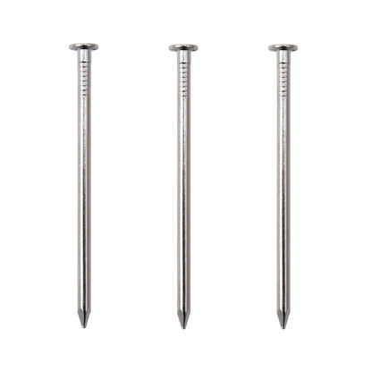 Picture of 70pcs Hardware Nails, 2-1/2 Inches Nickel Plated Hanging Nails, Wall Nails for Hanging, Wood Nails, Roofing Nails, Long Nails (2-1/2 In)