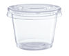 Picture of Comfy Package [50 Sets] 1 oz. Plastic Portion Cups With Lids, Souffle Cups, Condiment Cups