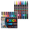 Picture of 8 Posca Paint Markers, 3M Fine Posca Markers with Reversible Tips, Posca Marker Set of Acrylic Paint Pens | Posca Pens for Art Supplies, Fabric Paint, Fabric Markers, Paint Pen, Art Markers